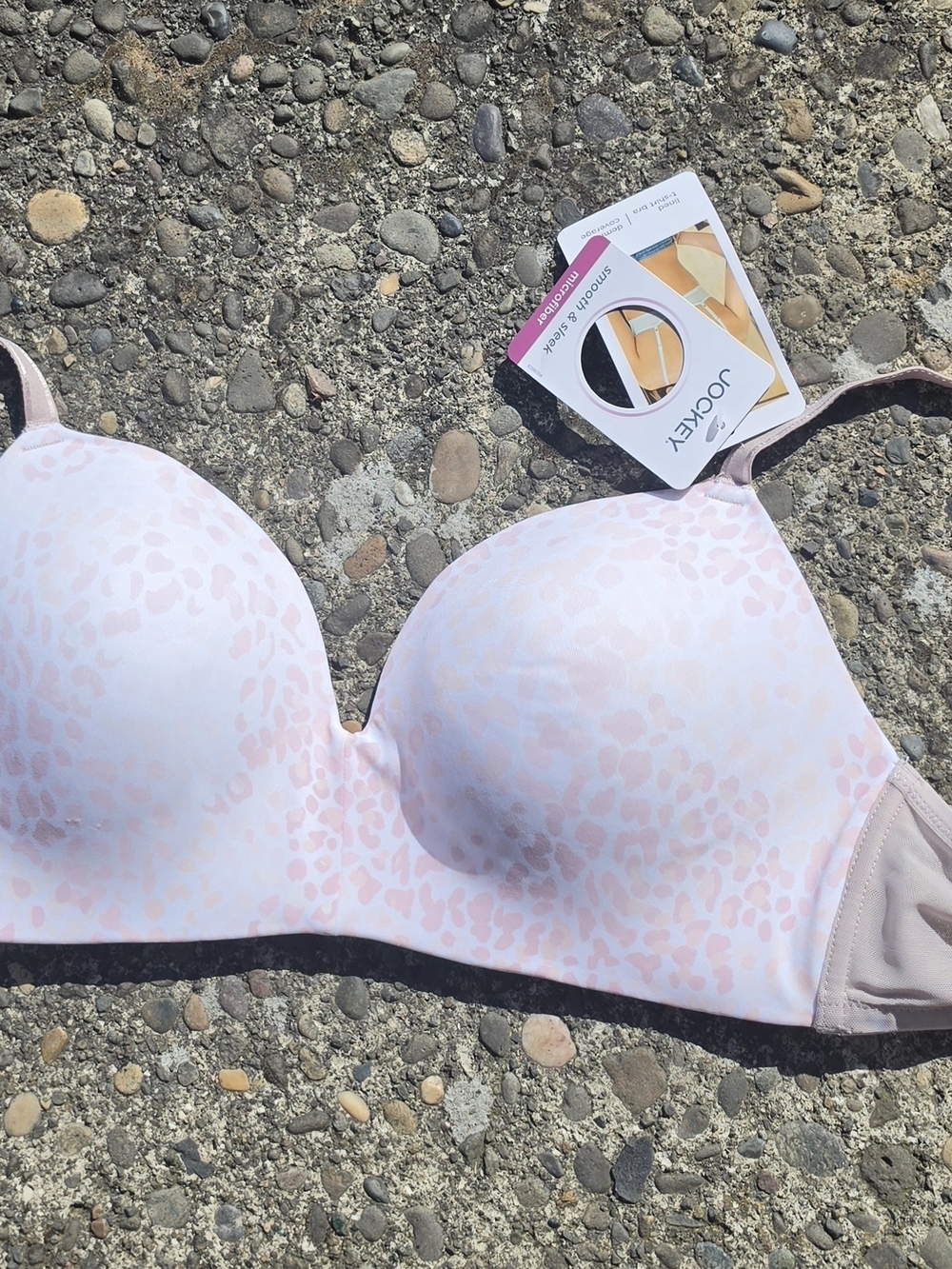 Jockey Pink Leopard Molded T-Shirt Bra